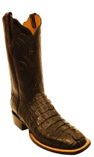 lucchese black caiman boots