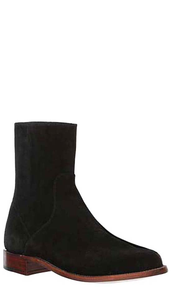 mens black suede boots