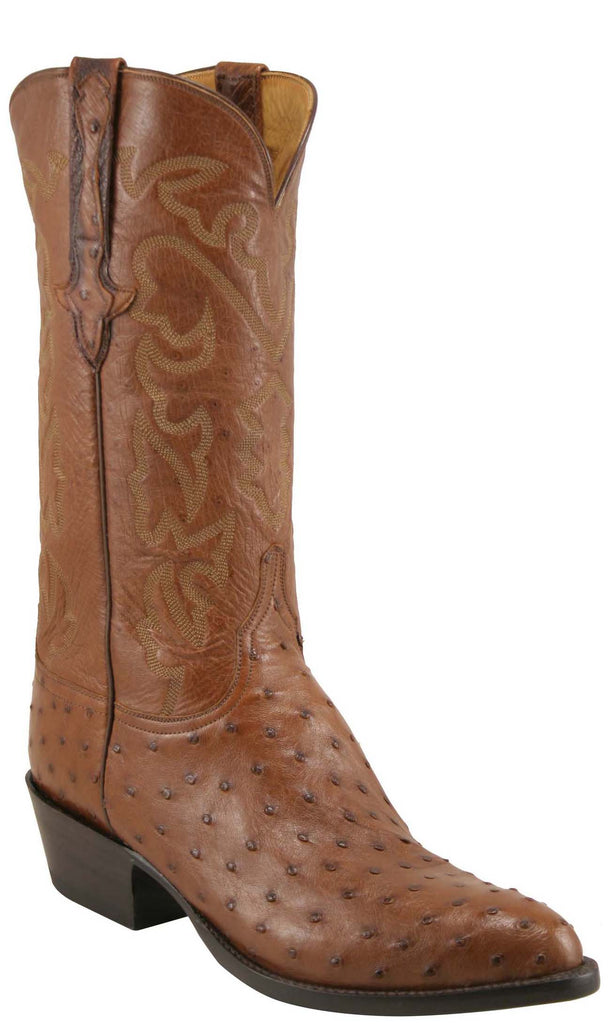 men's full quill ostrich cowboy boots