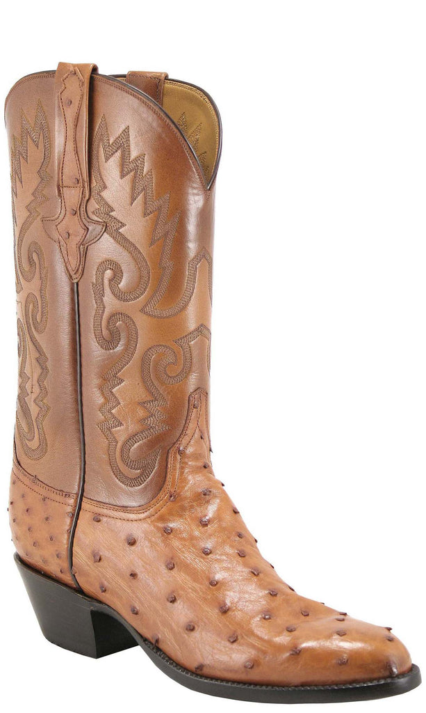 Lucchese L1175 Mens Cognac Ostrich 