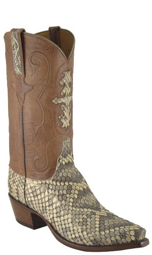 lucchese snakeskin cowboy boots