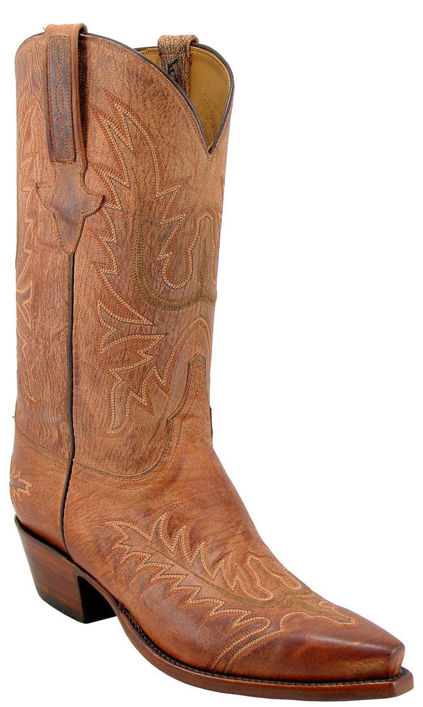 lucchese tan mad dog goat