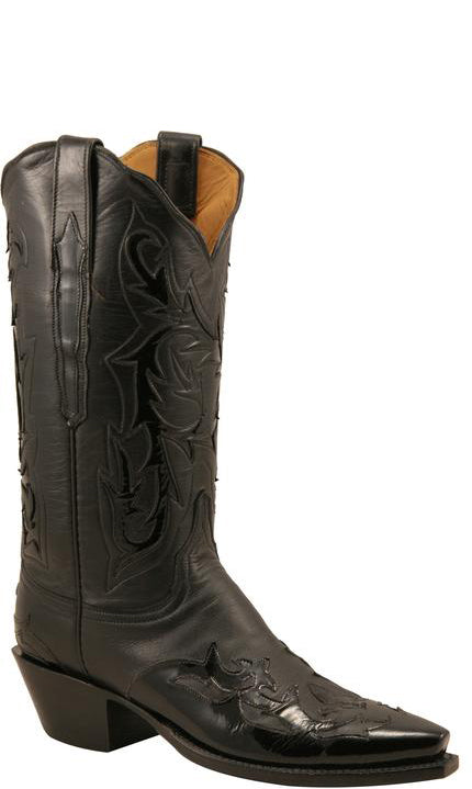 Lucchese L4702 Womens Black Baby 