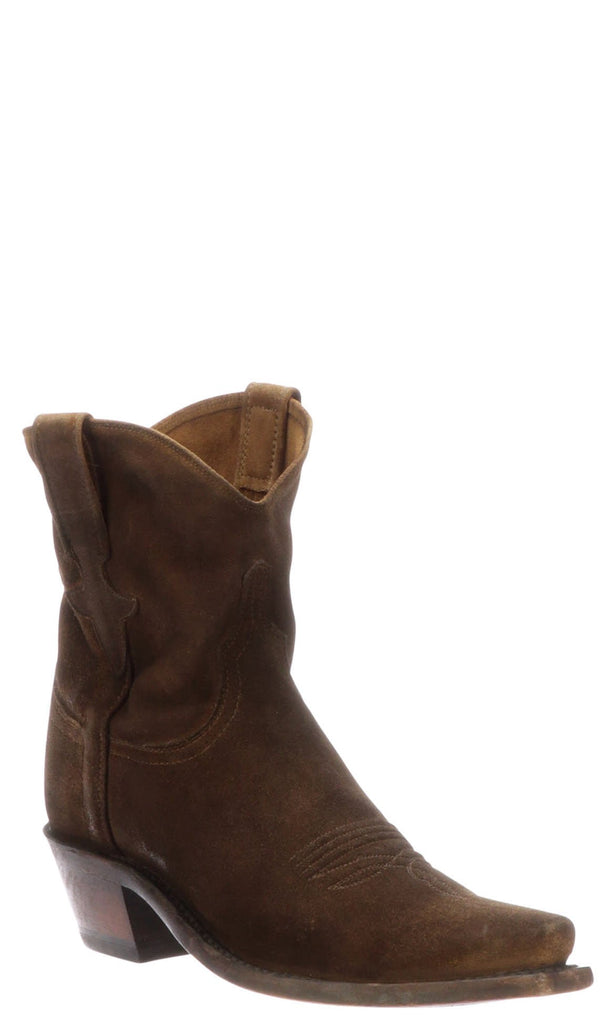 cognac suede boots womens