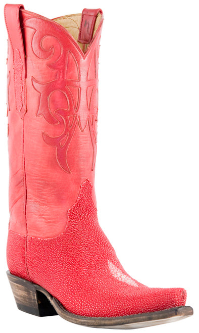 Lucchese L4152 Womens Imperial Red 