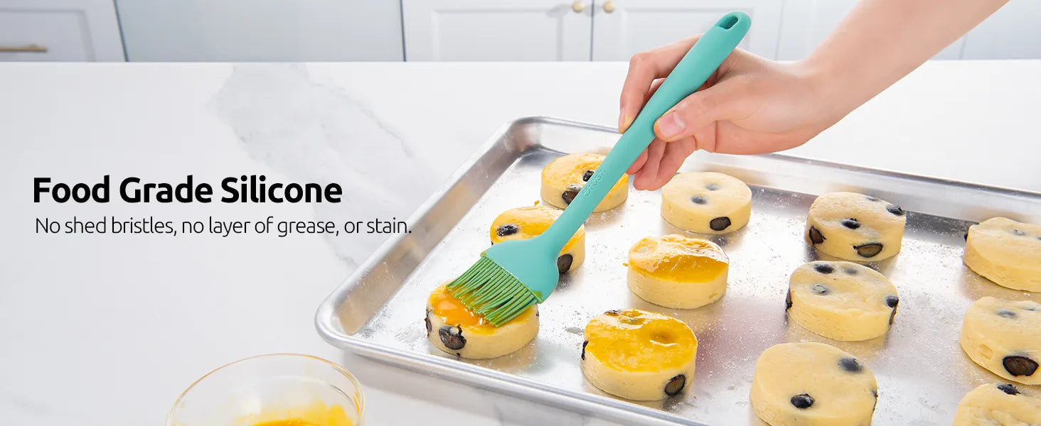 Heat Resistant Head-up Silicone Basting Brushes | U-Taste