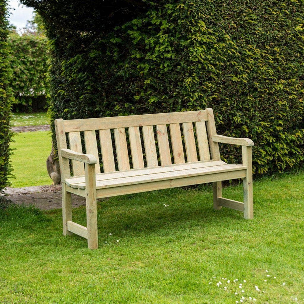 Alexander Rose Pine Marlow 5ft Garden Bench — Mid Ulster 