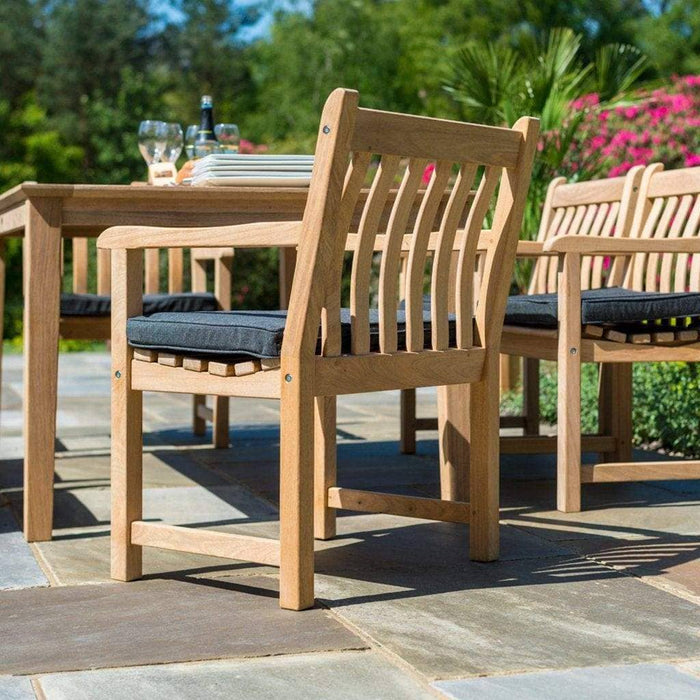 dark walnut dining table set