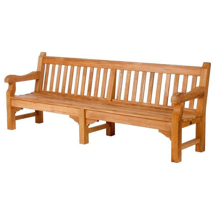 Barlow Tyrie Rothesay Teak Garden Bench 240cm / 8ft — Mid 