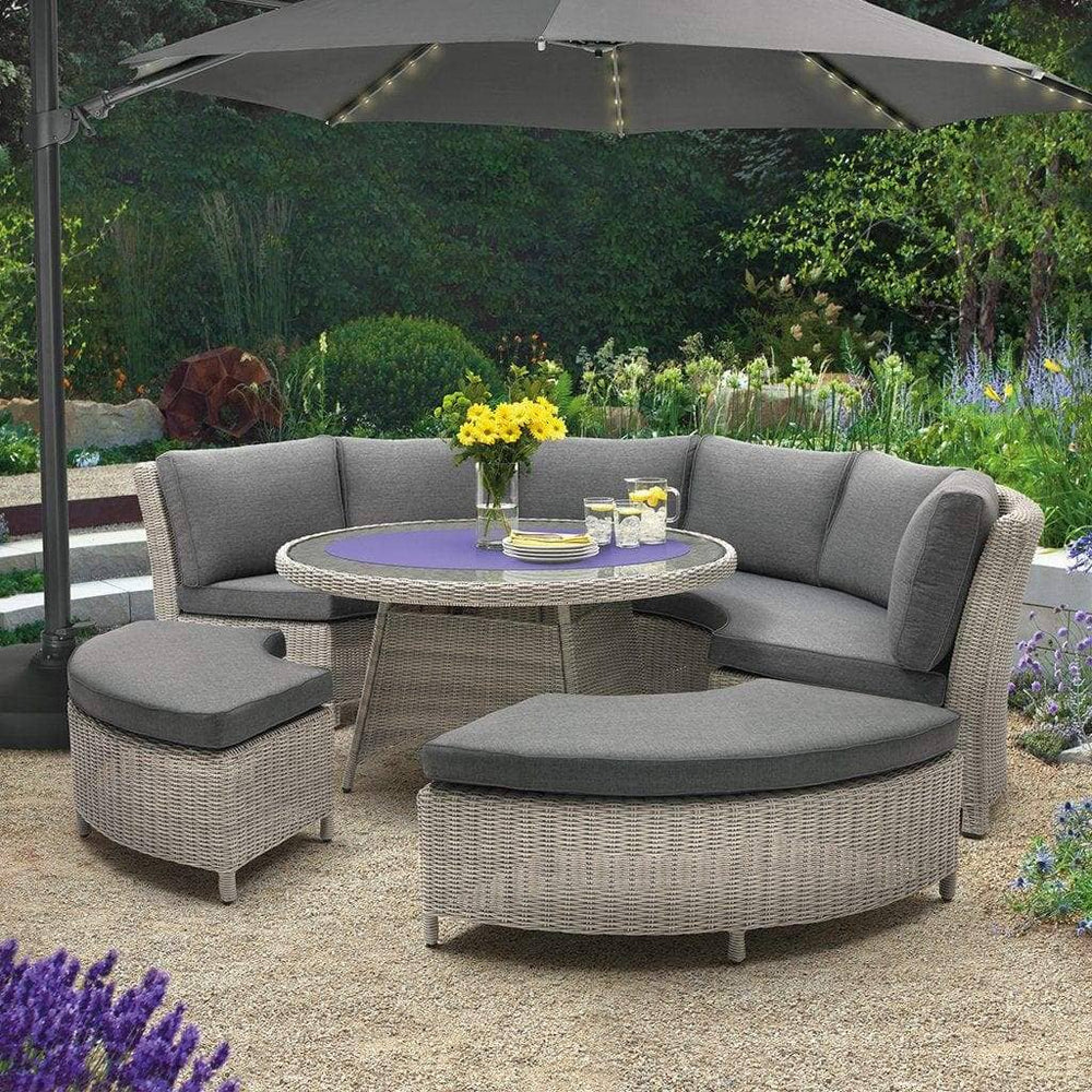 8 seater rattan garden furniture cube