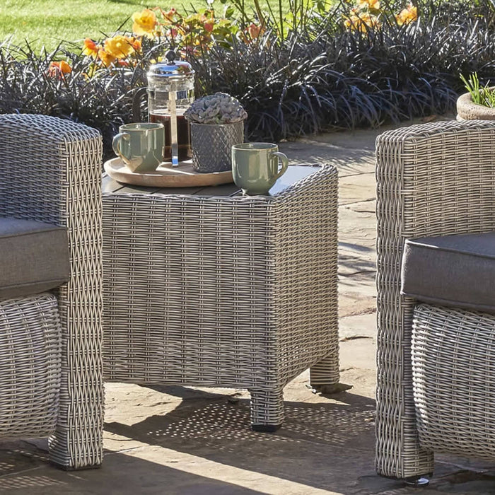 kettler rattan side table