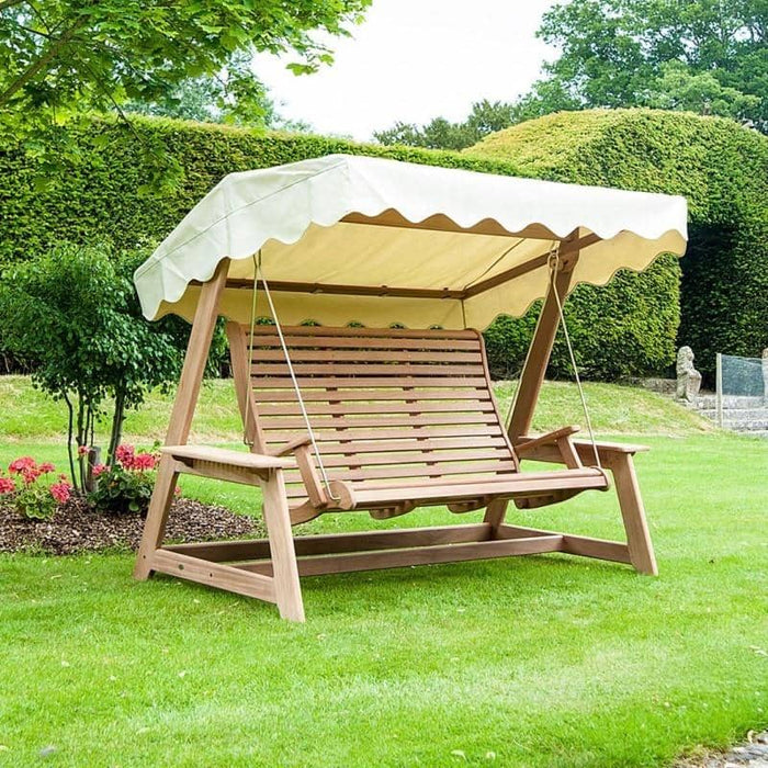 mahogany porch swing