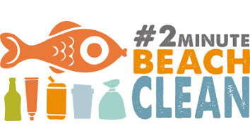 2 min beach clean logo