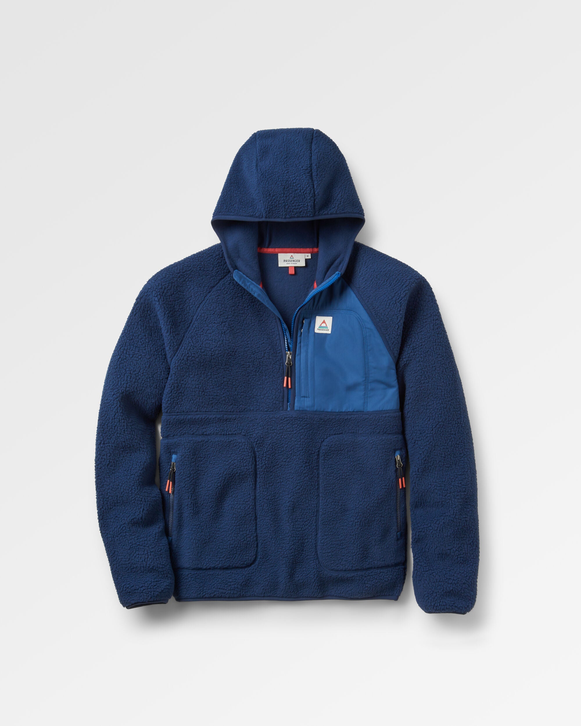 Ventura 1/2 Zip Recycled Sherpa Fleece - Rich Navy