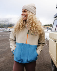 Maine Hooded Recycled Sherpa Fleece Oatmeal – Passenger