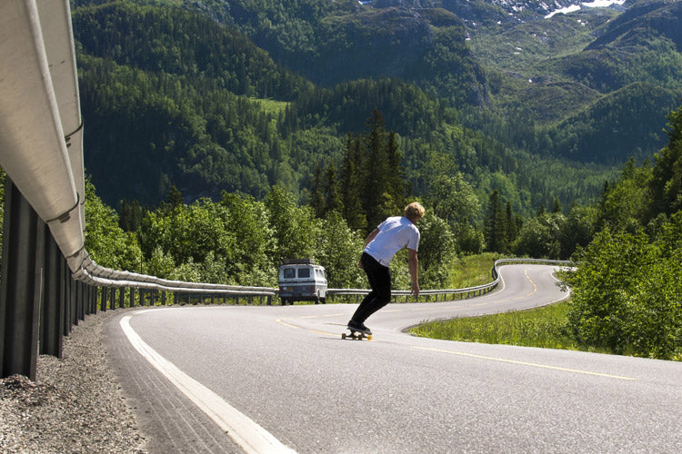 Jess skating Northern Norway