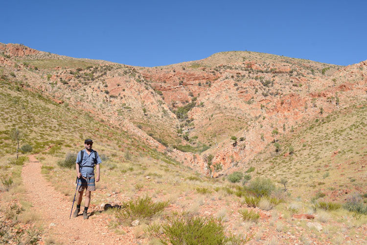 Trecking in Austrlia, Orminston Gorge, Alice Springs