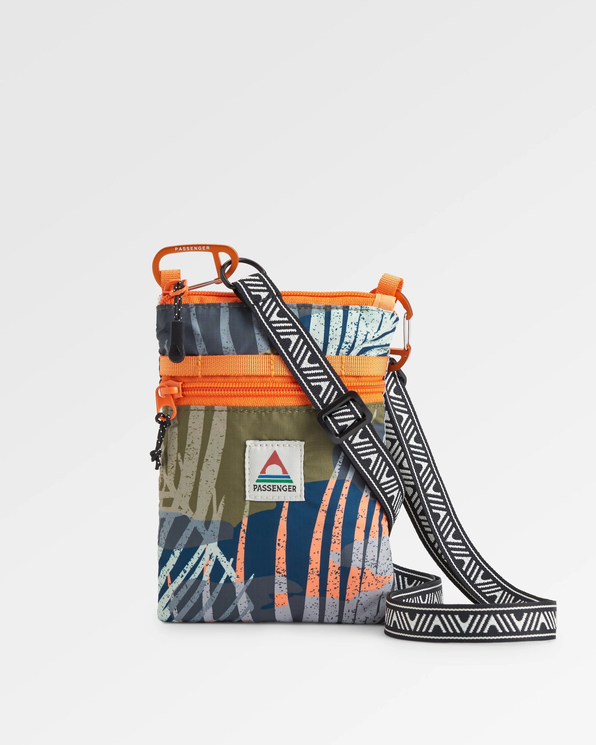 Journey Recycled Crossbody Bag - Palm Camo Apricot