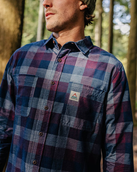 Backcountry Cord Check Shirt - Rich Navy – Passenger