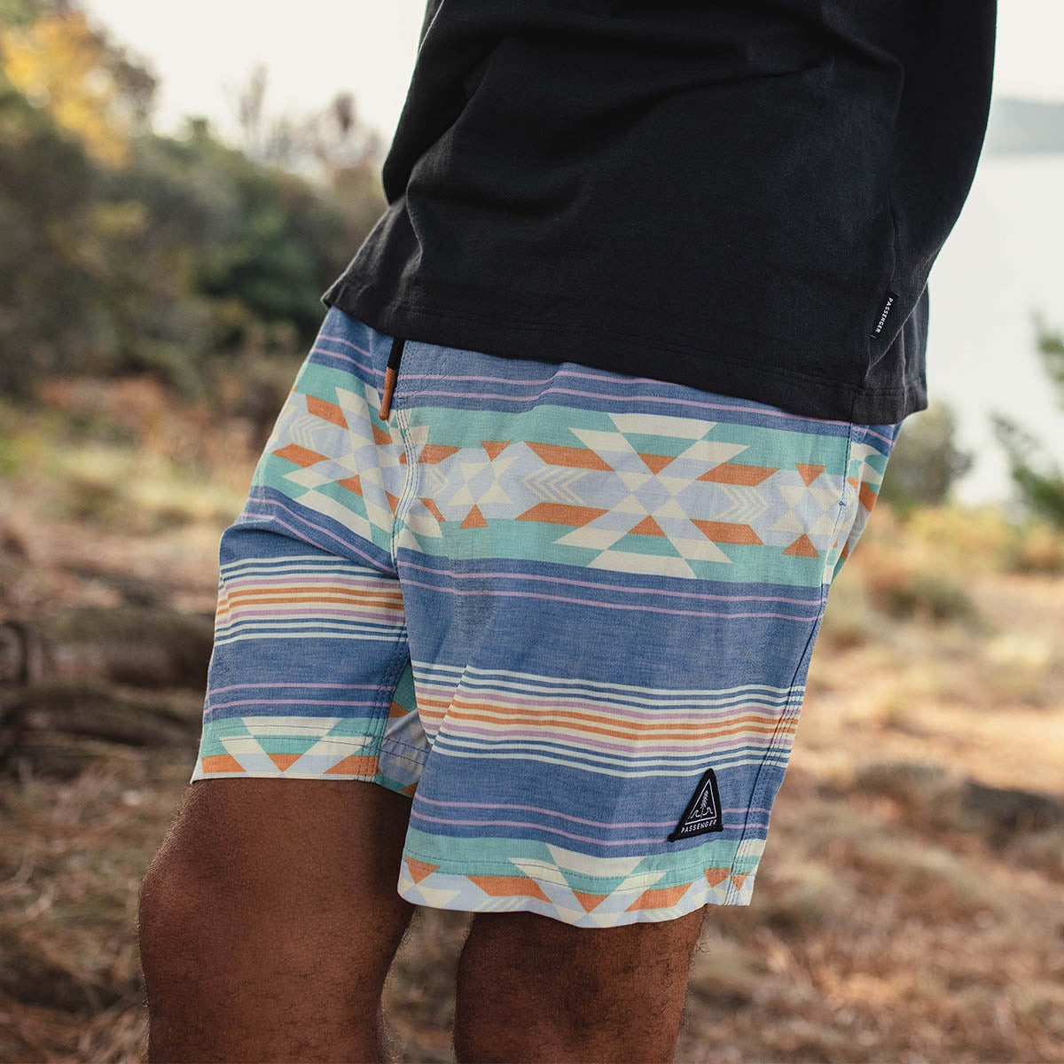 Ponoma All Purpose Swim Short - Soft Cobalt Pattern