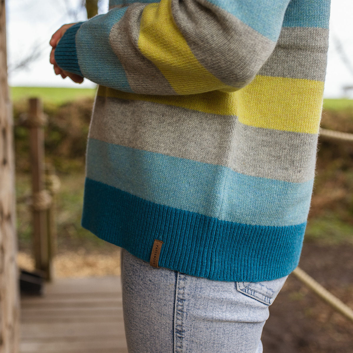 Bay Knitted Jumper - Blue Coral