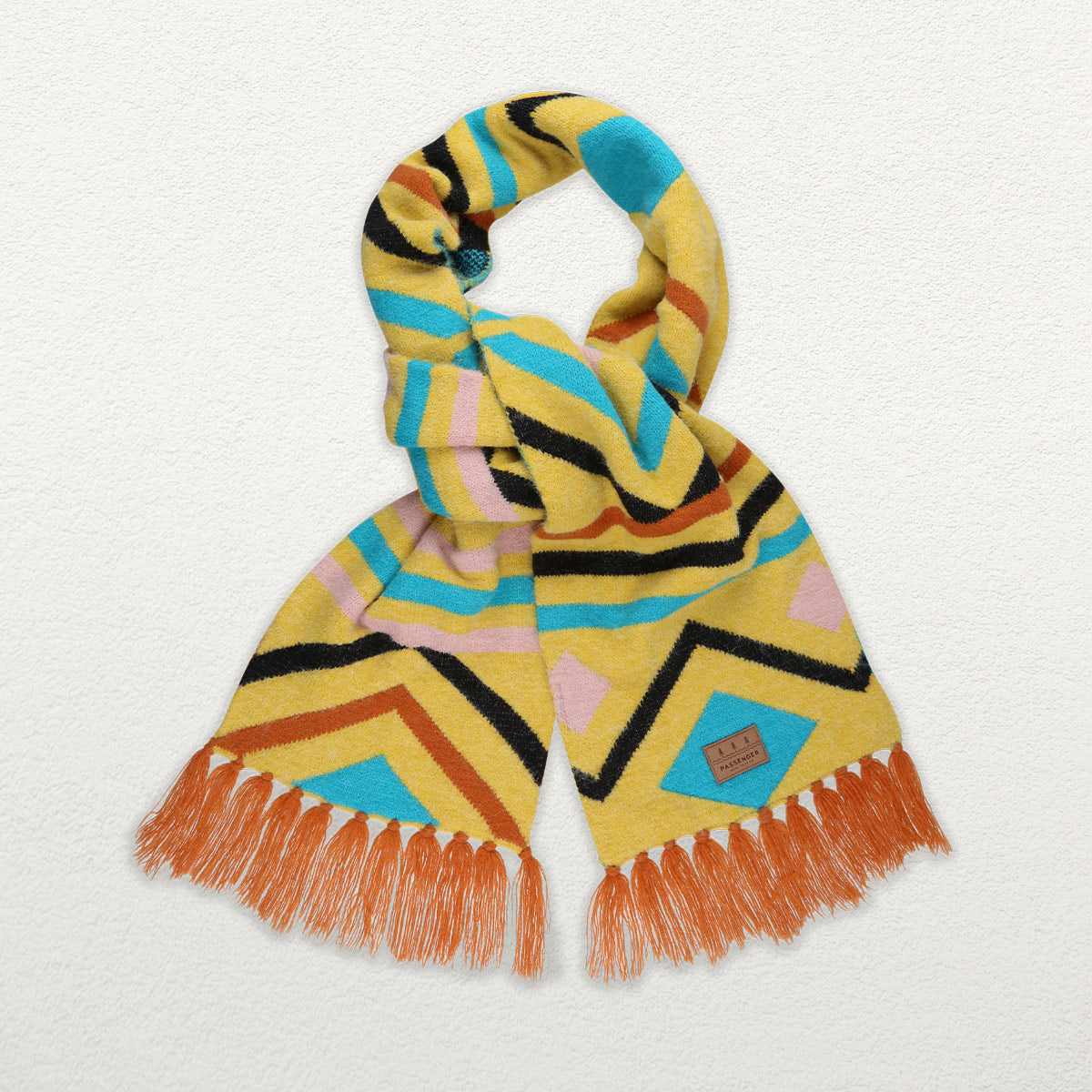 Cabin Scarf - Ochre Yellow