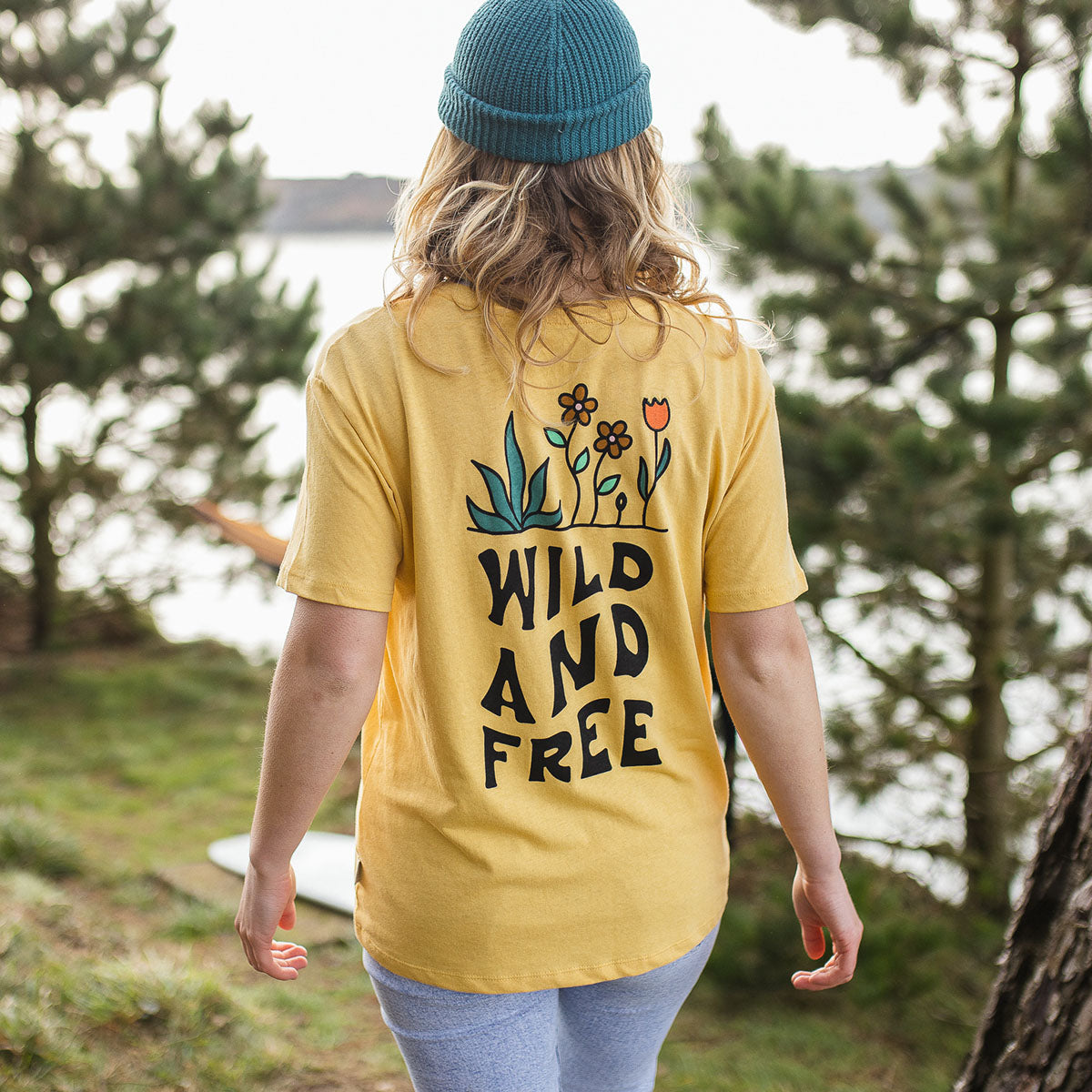 Grown To Roam Hemp T-Shirt - Ochre Yellow