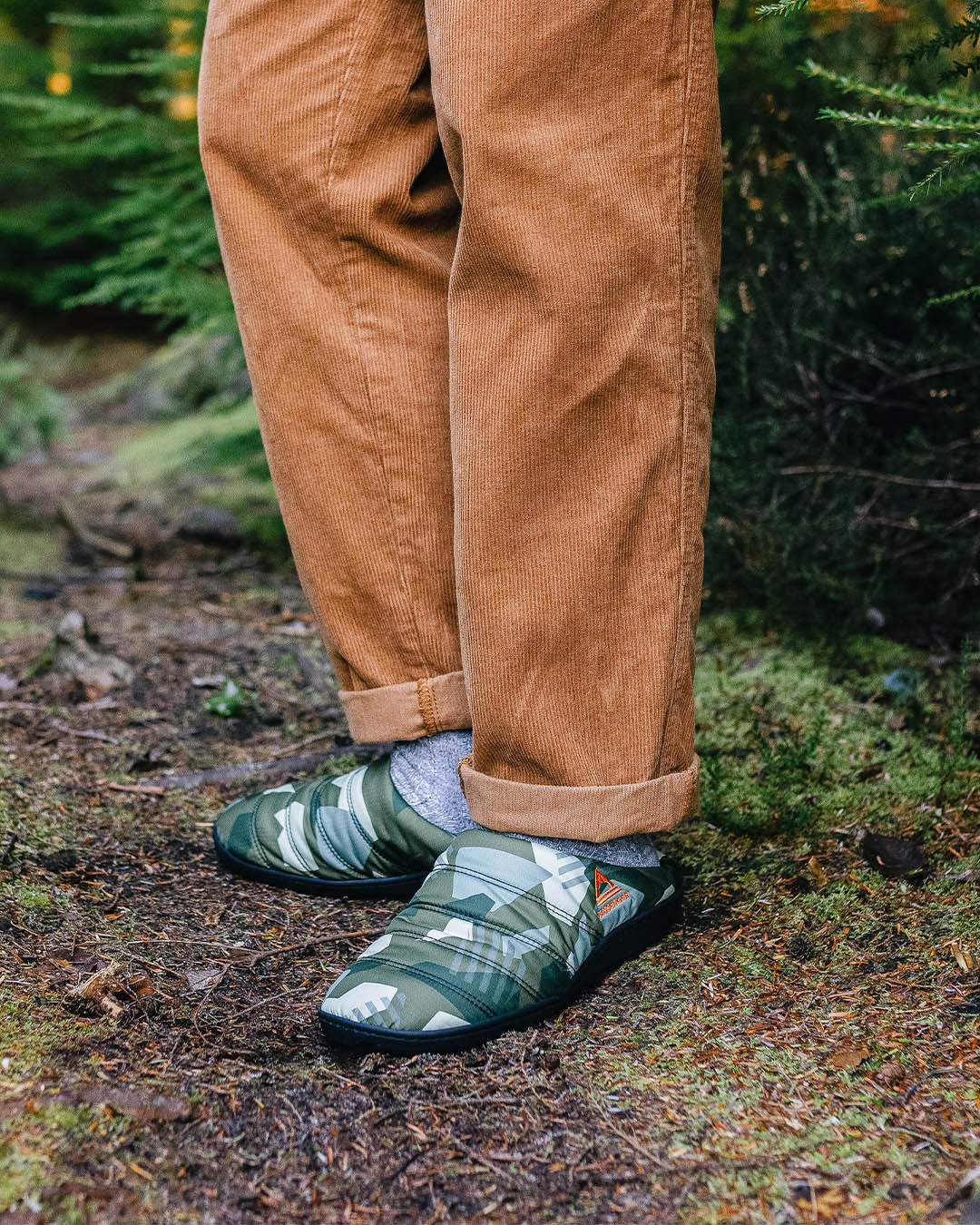 Sole Recycled Slipper - Fir Tree Camo Pattern