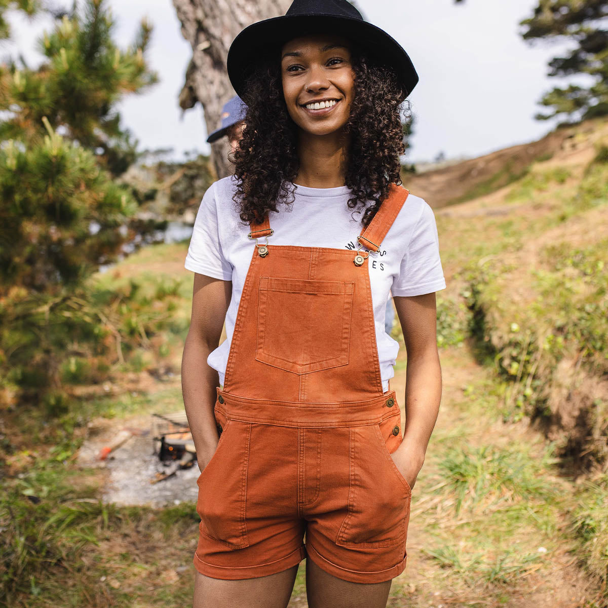 Roamologist Organic Cotton Dungarees - Bombay Brown