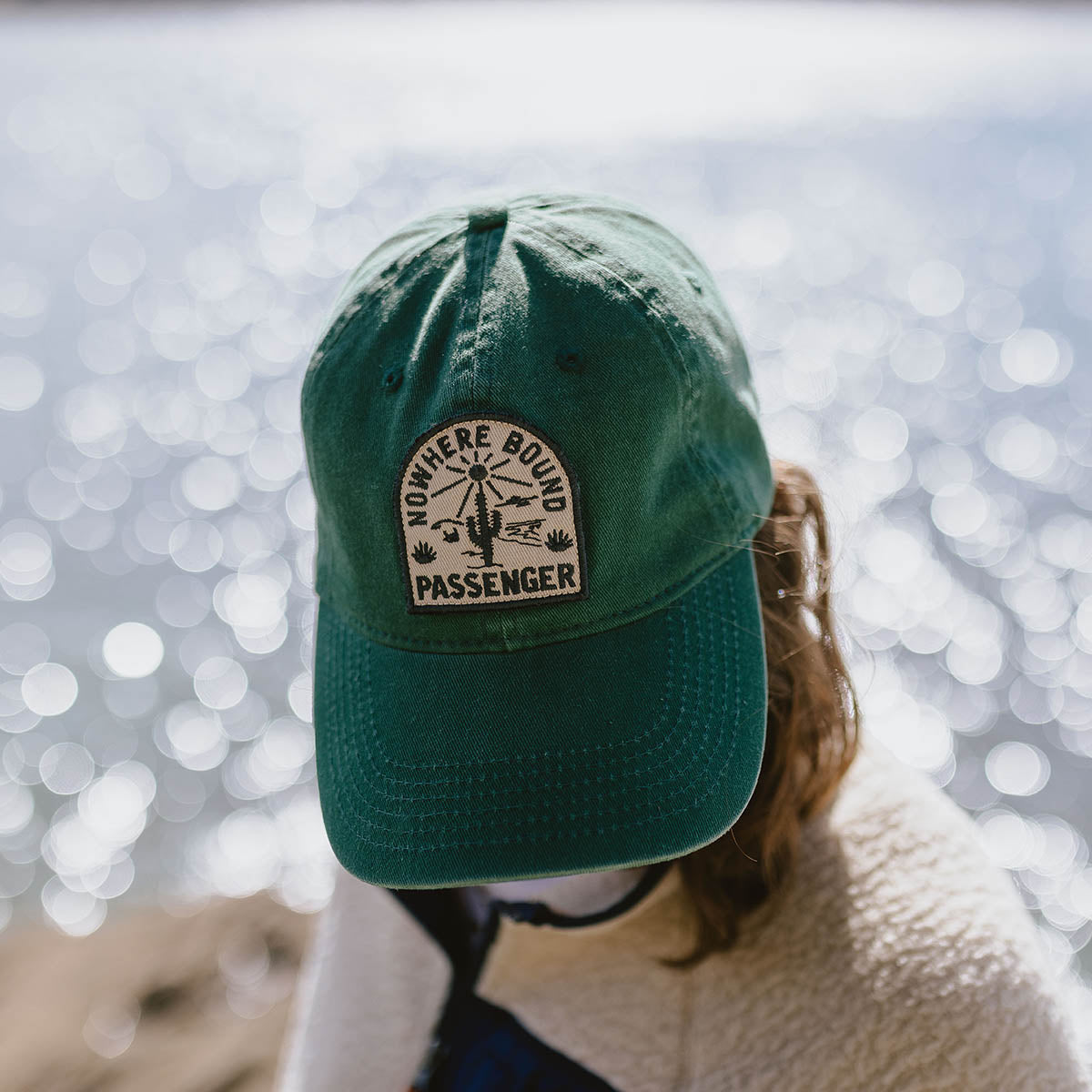 Hazy Recycled Cotton Snapback Cap - Dark Ivy