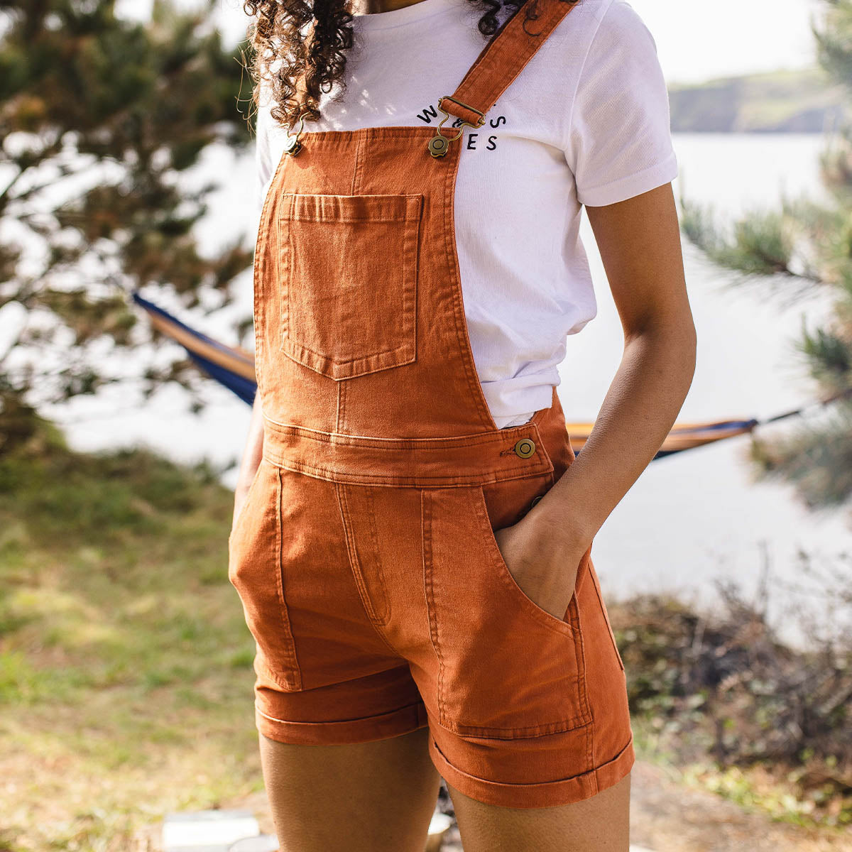 Roamologist Organic Cotton Dungarees - Bombay Brown