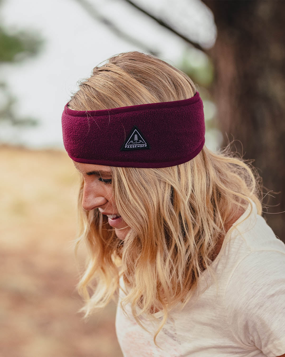 Roamer Recycled Polar Fleece Headband - Windsor Wine