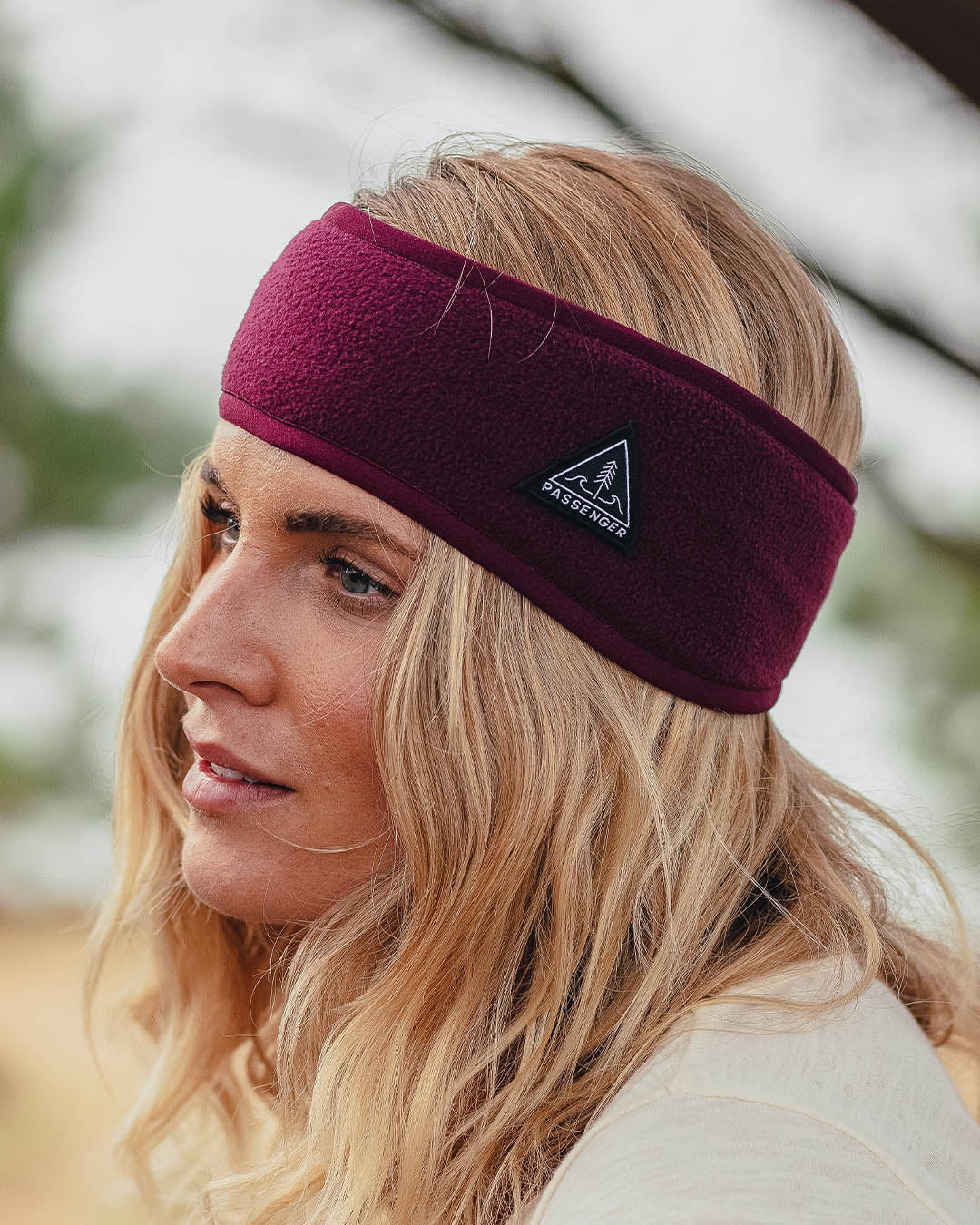 Roamer Recycled Polar Fleece Headband - Windsor Wine