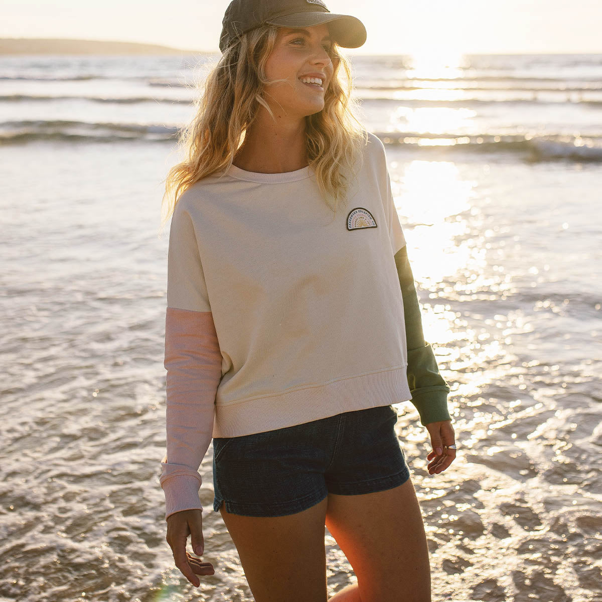 Cloud Recycled Cotton Sweatshirt - Egret