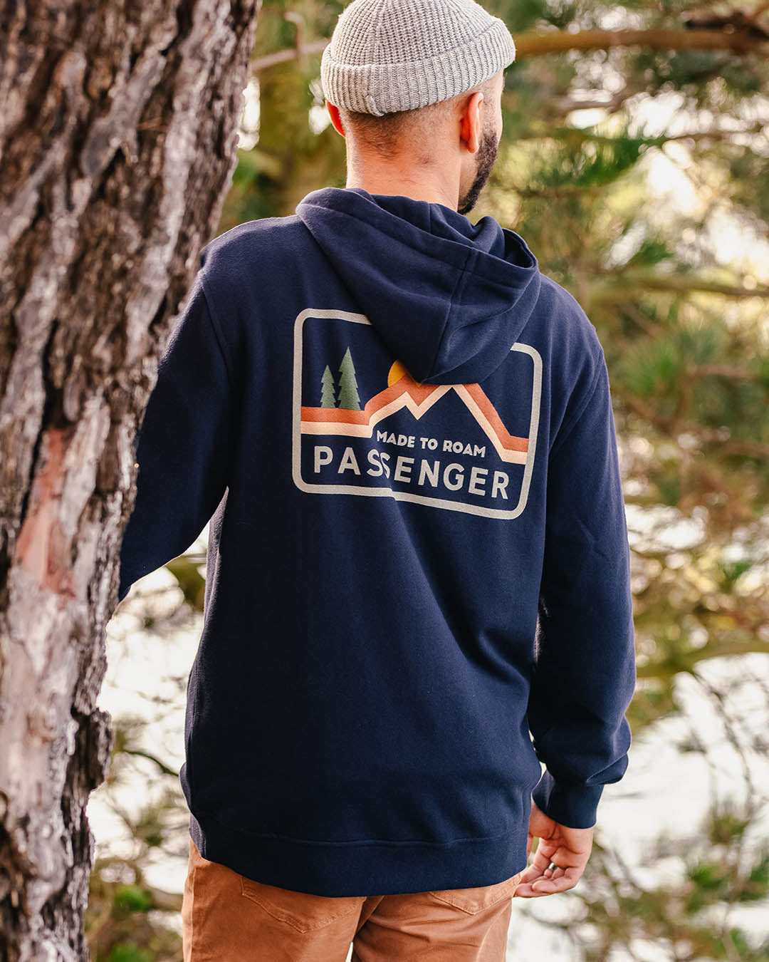 Made To Roam Recycled Hoodie - Deep Navy