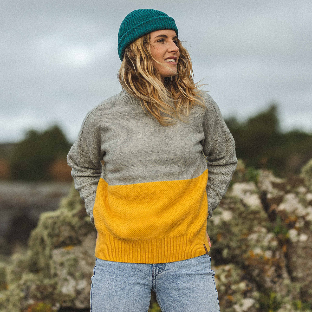 Nelson Knitted Jumper - Golden Yellow