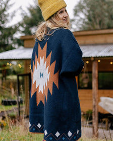 South Coast Recycled Knit Cardigan Deep Navy – Passenger