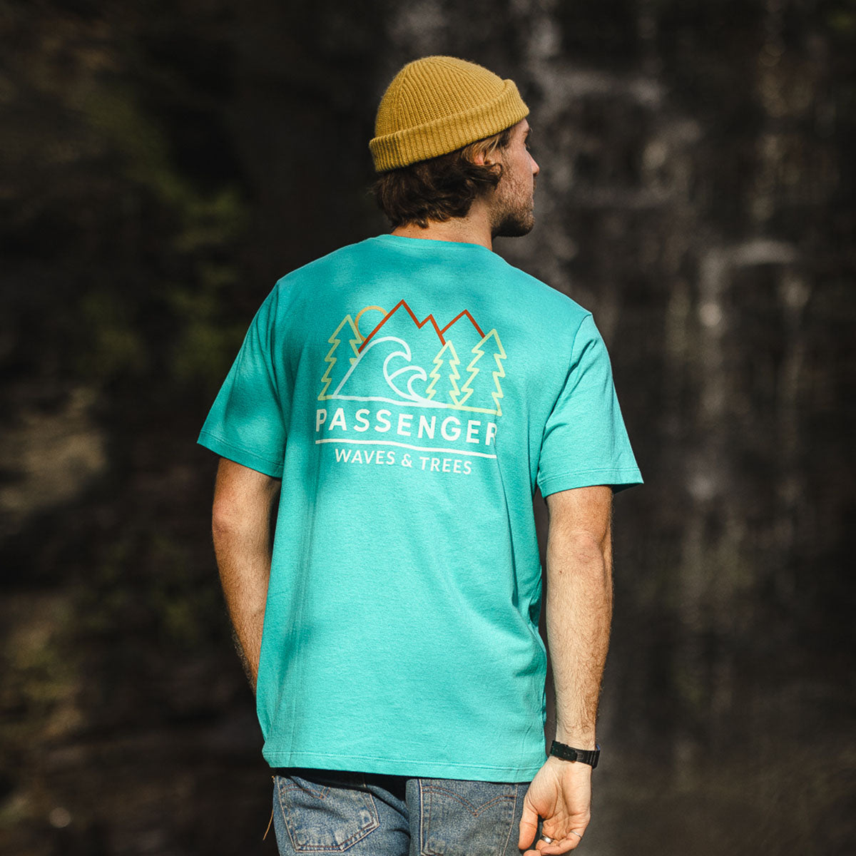 Gifford Recycled Cotton T-Shirt - Viridian Green