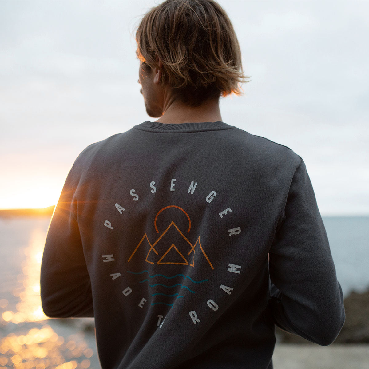 Escapism Recycled Sweatshirt - Faded Black