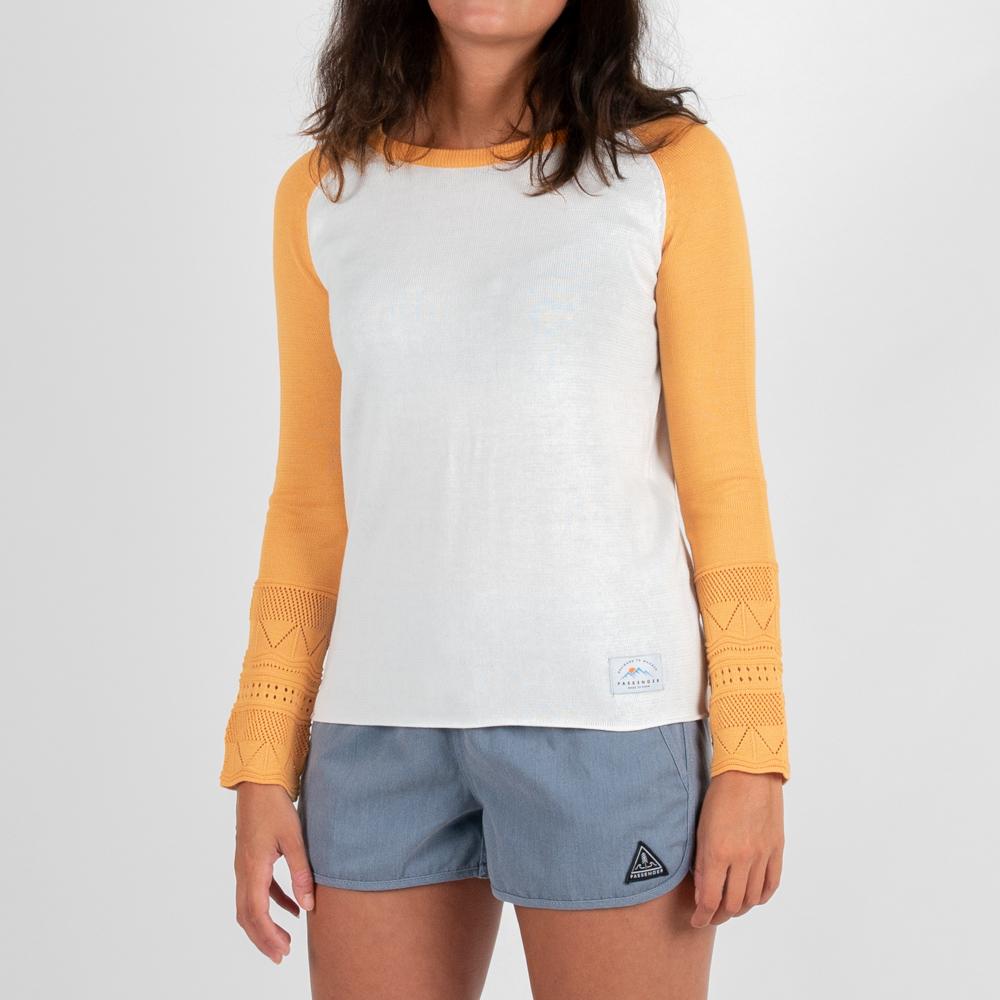 Image of Chilco Knitted Top - White/Cream Gold