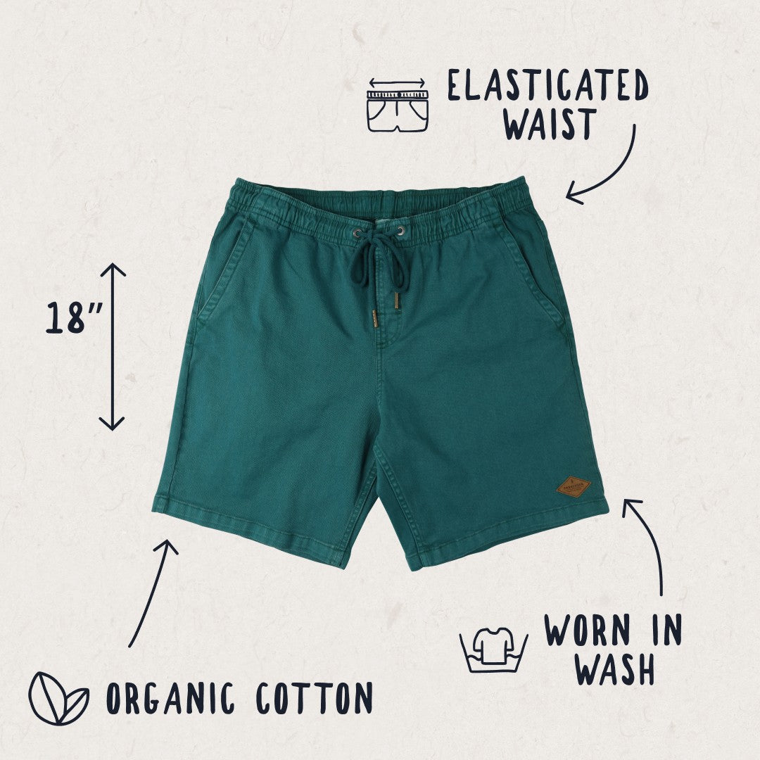 Drifter Walk Short - Storm Green