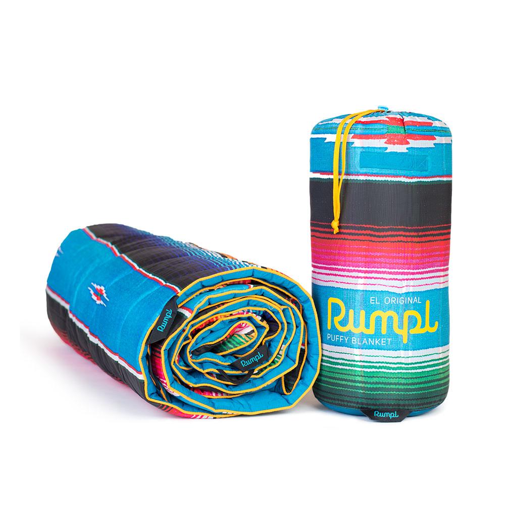 Image of Rumpl Original Printed Puffy Blanket Throw - El Puffy Azul