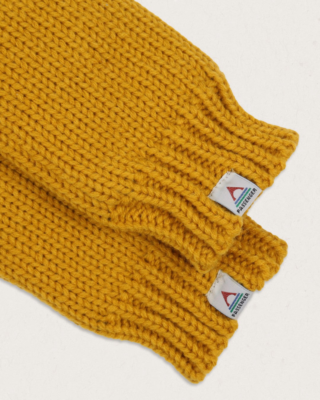 Flurry Recycled Fleece Lined Fingerless Mittens - Dandelion Yellow