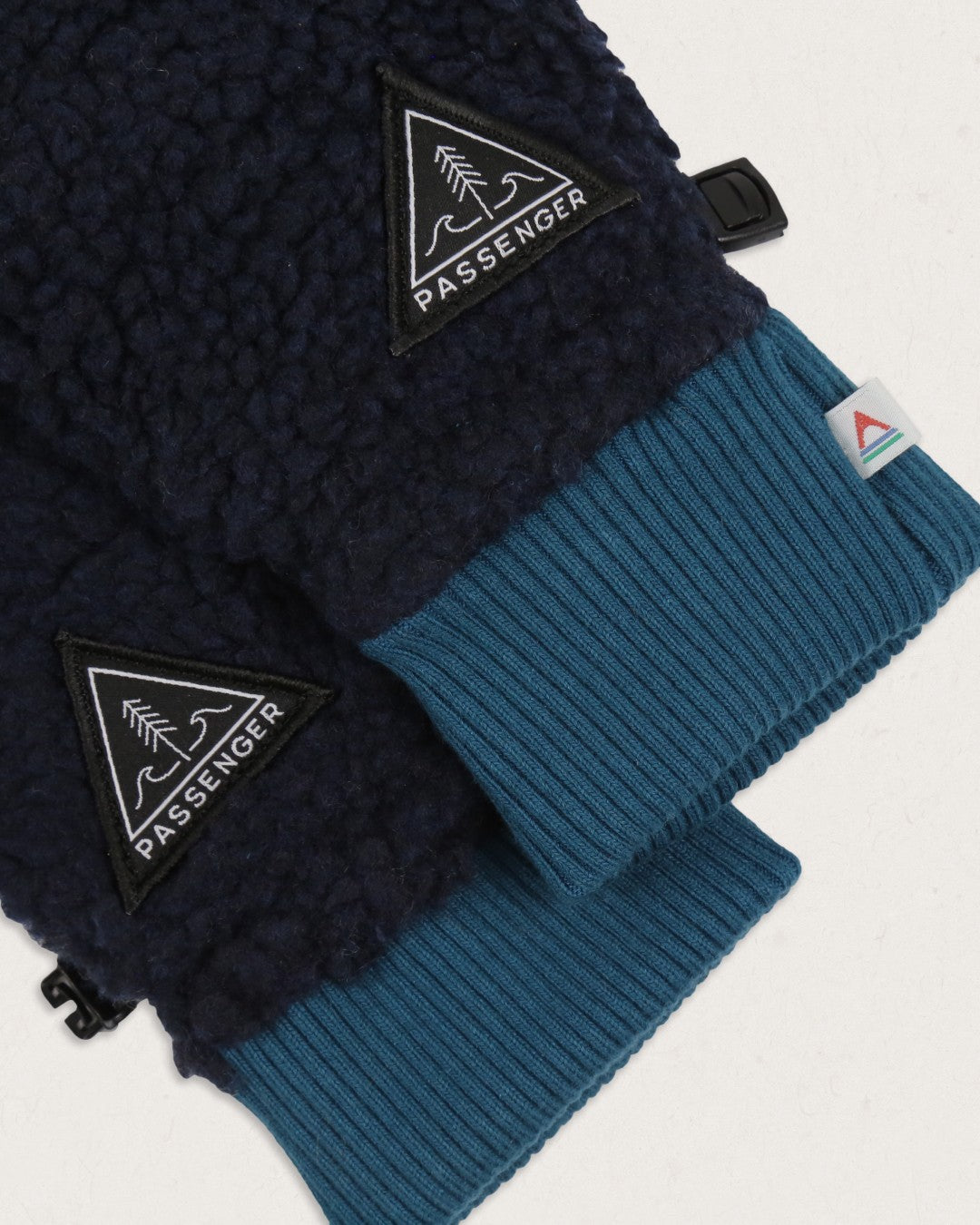 Snowfall Recycled Sherpa Gloves - Deep Navy