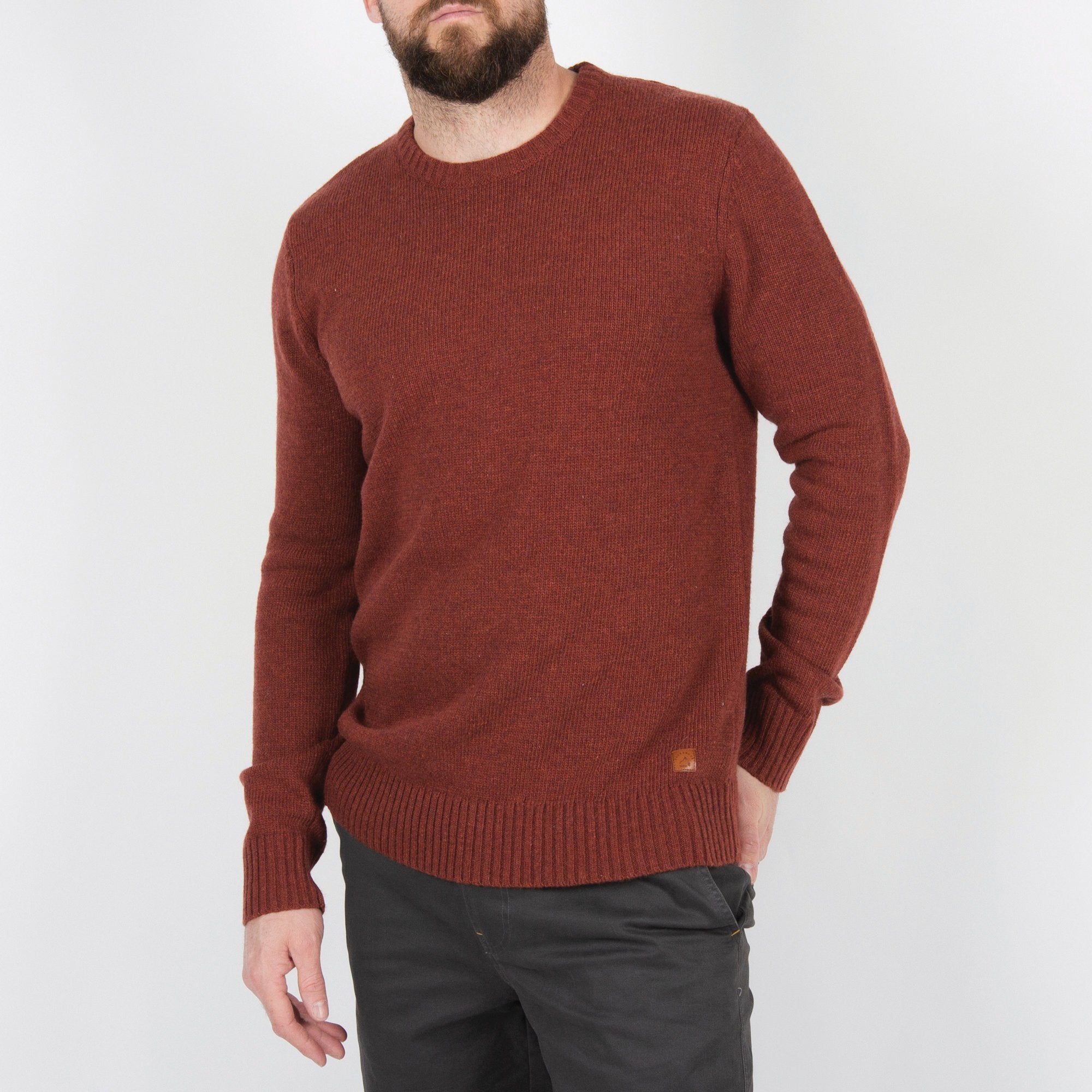 Image of Wagon Knitted Sweater - Orange