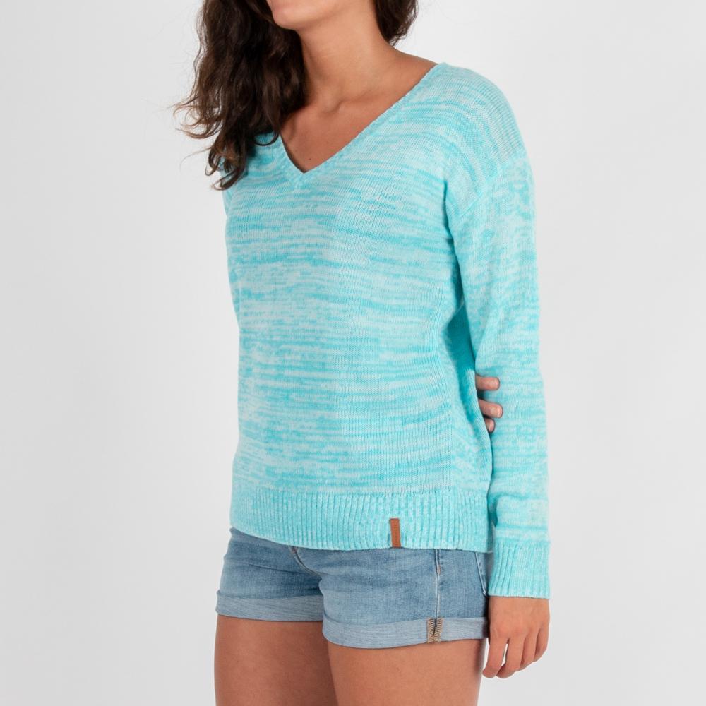 Image of Rathrevor Knitted Sweater - Maui Blue