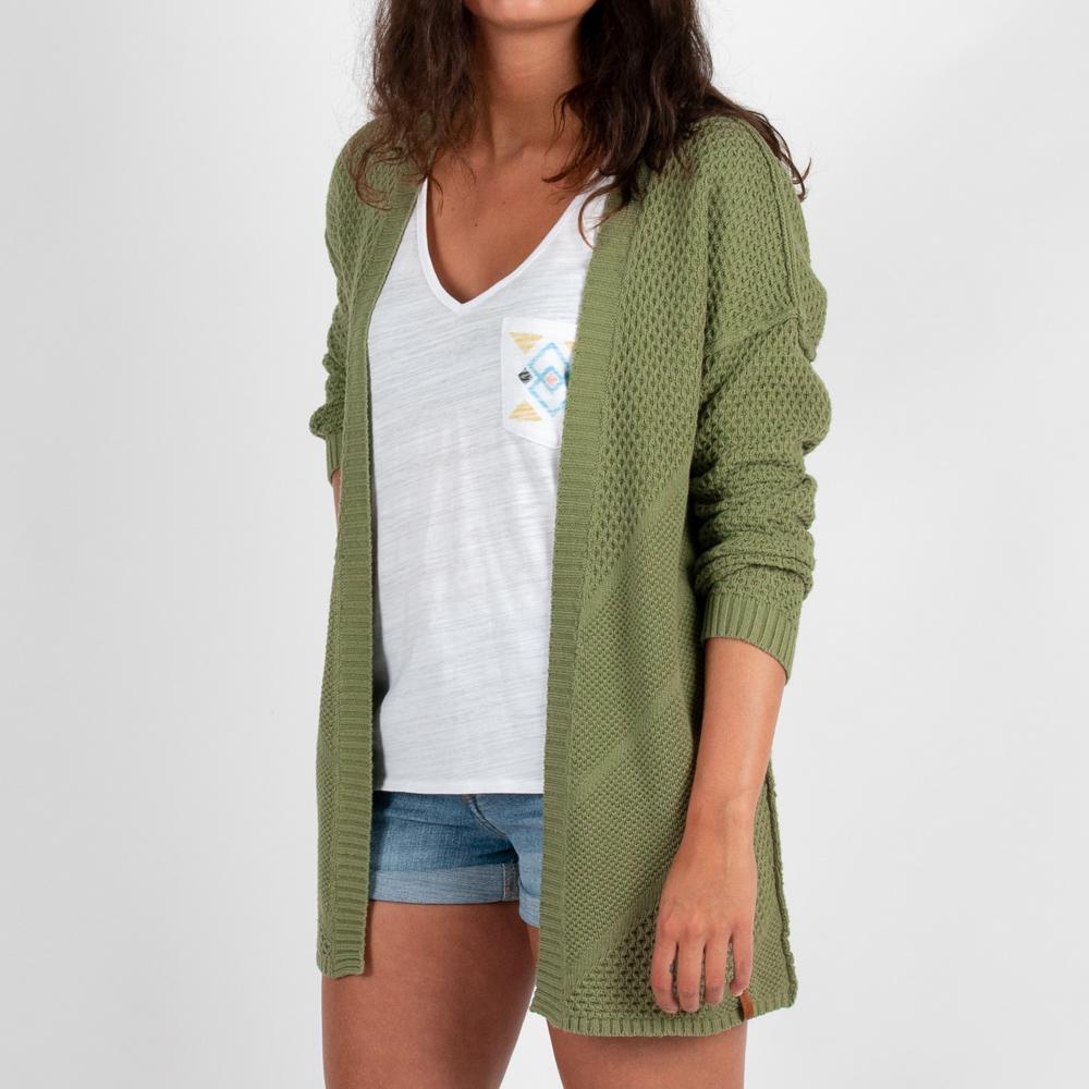 Image of San Josef Knitted Cardigan - Lilypad Green