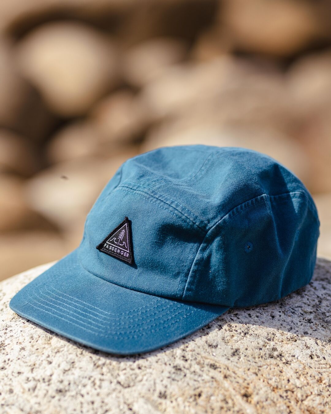 Fixie Recycled 5 Panel Cap - Blue Coral