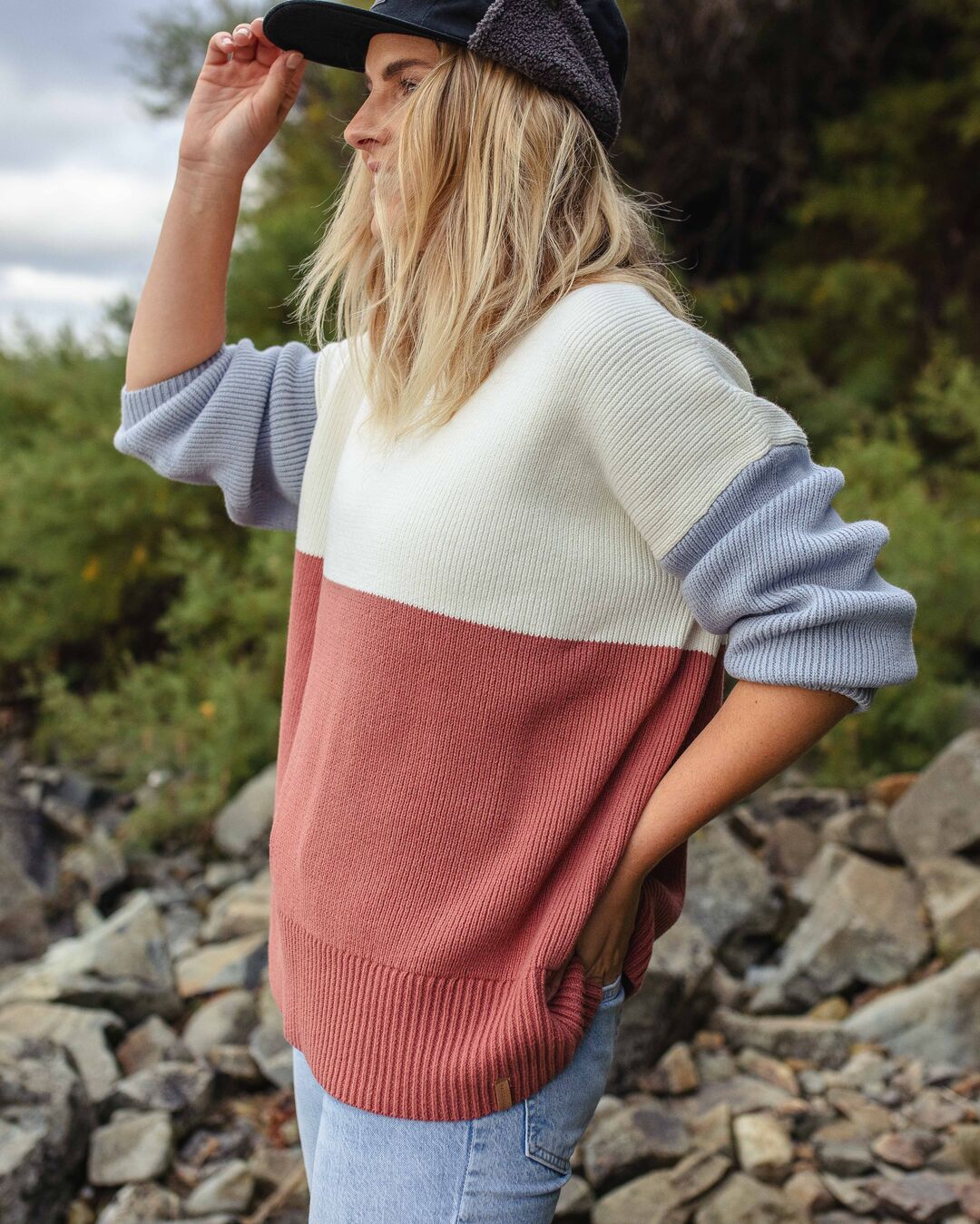 Gondwana Organic Oversized Knitted Jumper - Off White