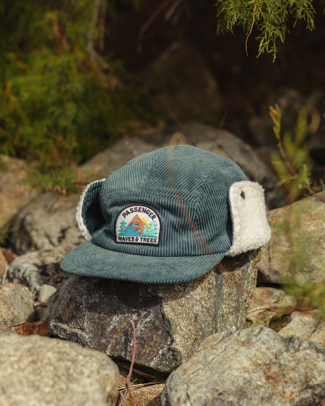 Twill Daytime Sherpa Lined Hat - Deep Ocean